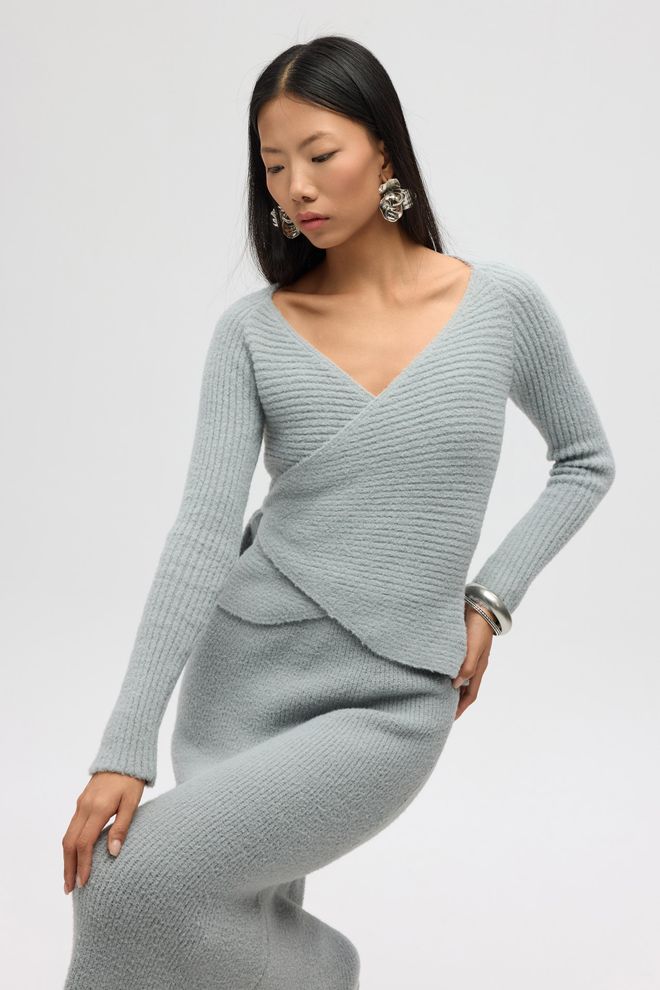 Mai Collection Grau Eleganter Lässiger Set Großhandelskleidung Lässig