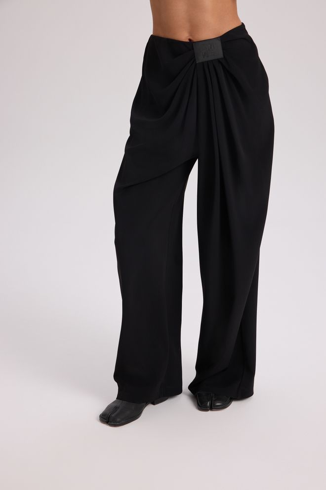 Mai Collection Siyah Palazzo Pantolon Toptan Giyim İş