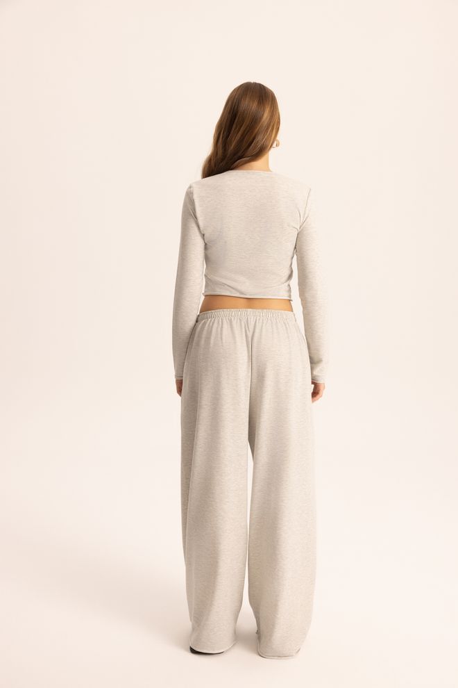 Mai Collection Серый Комплект Спортивного Костюма Oversized С Шнурком Оптовая продажа одежды Виды спорта