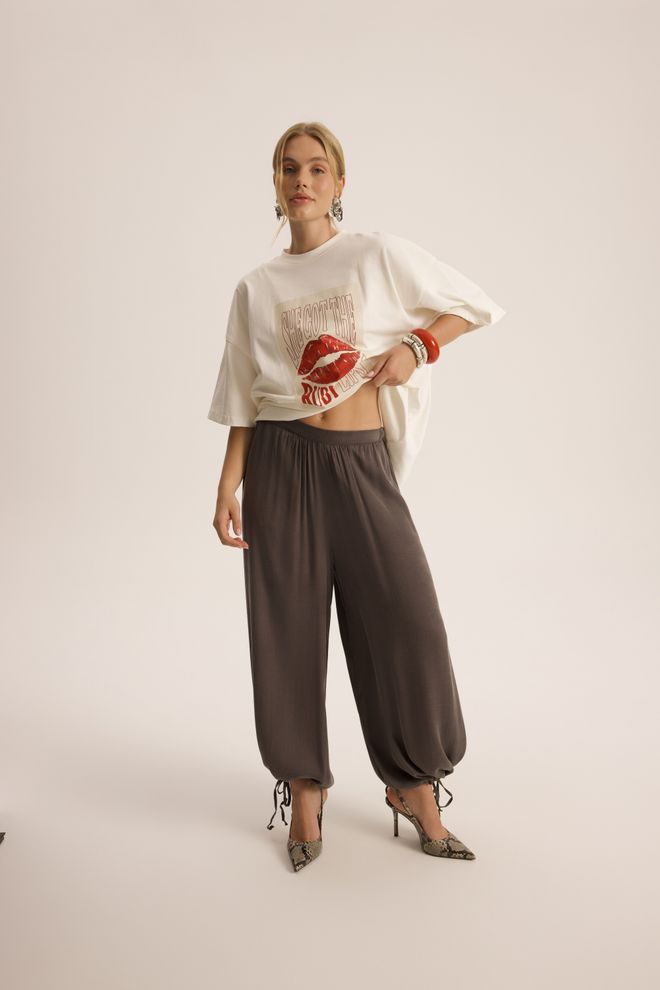 Mai Collection Коричневые Повседневные Бохо Парашютные Штаны Оптовая продажа одежды 1