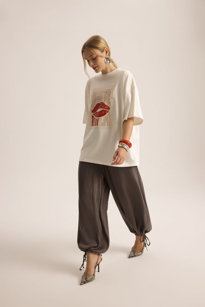 Mai Collection Коричневые Повседневные Бохо Парашютные Штаны Оптовая продажа одежды Повседневный