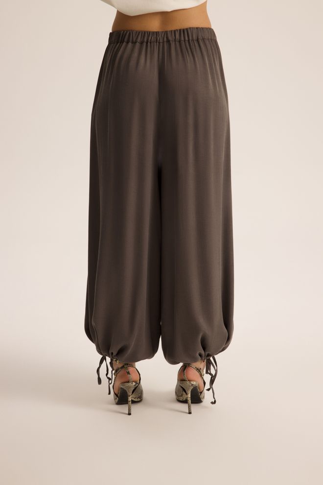 Mai Collection Коричневые Повседневные Бохо Парашютные Штаны Оптовая продажа одежды Бохо