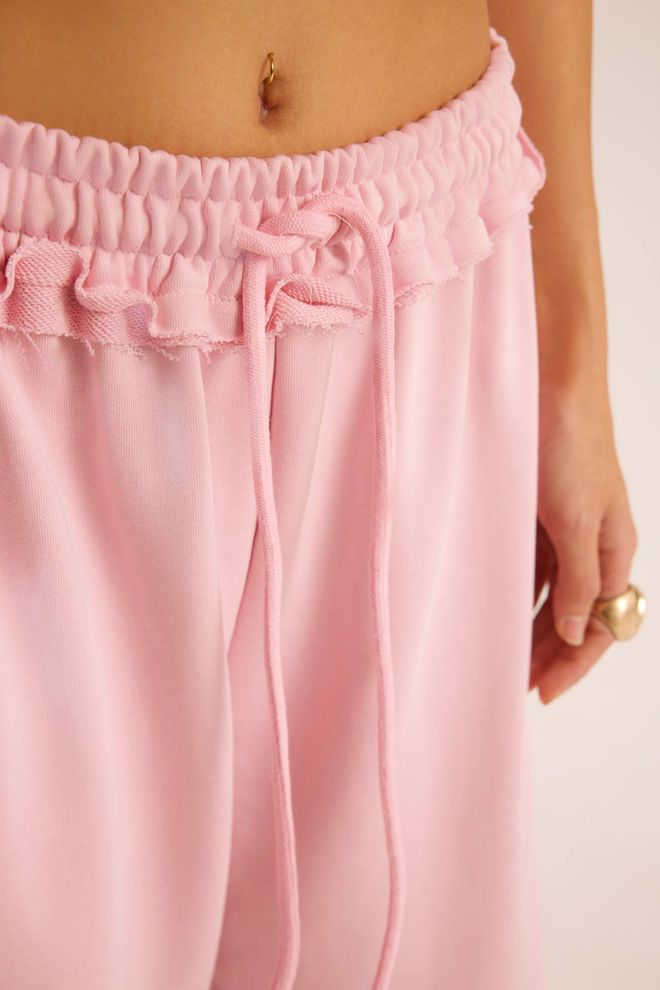 Mai Collection Conjunto Rosa Casual Esportivo Oversized Jogger Roupas por atacado A relaxar