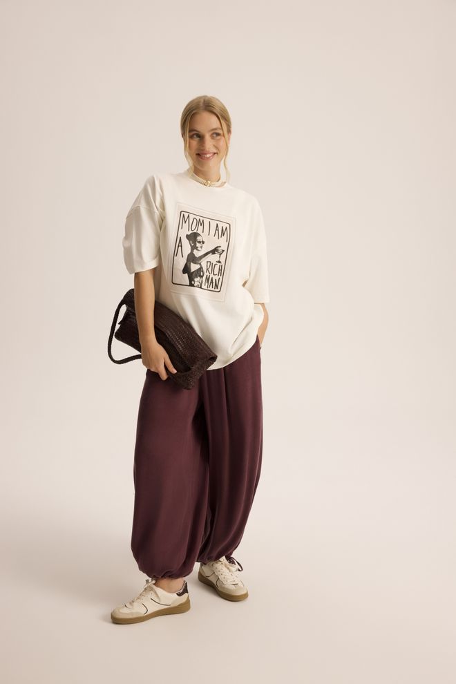 Mai Collection Бордовый Красный Штаны Оптовая продажа одежды 5