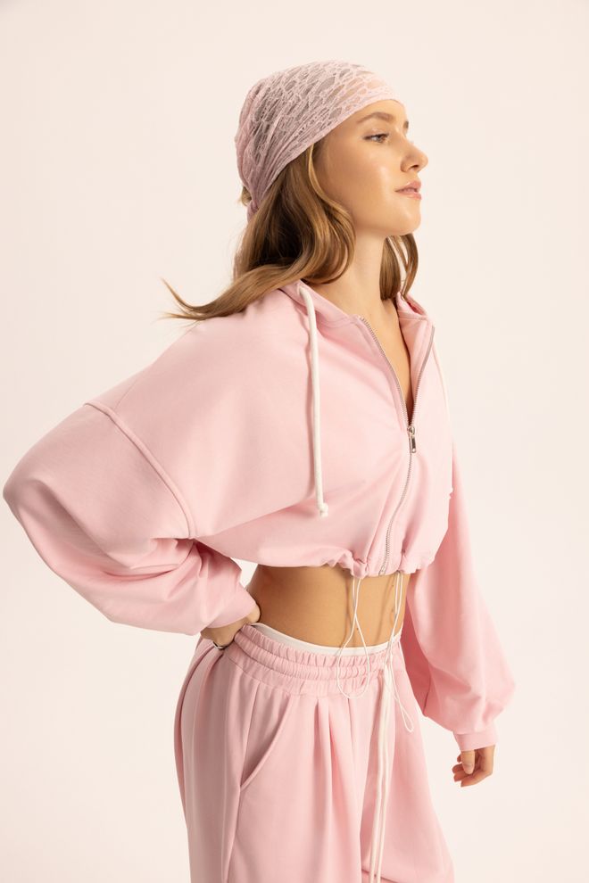 Mai Collection Pink Tracksuit Oversized Fit Jogger With Hooded Neck Wholesale Clothing Lounge