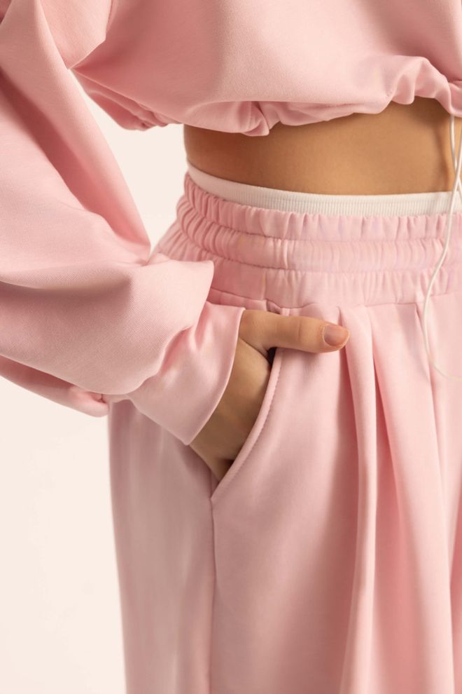 Mai Collection Pink Tracksuit Oversized Fit Jogger With Hooded Neck Wholesale Clothing Work