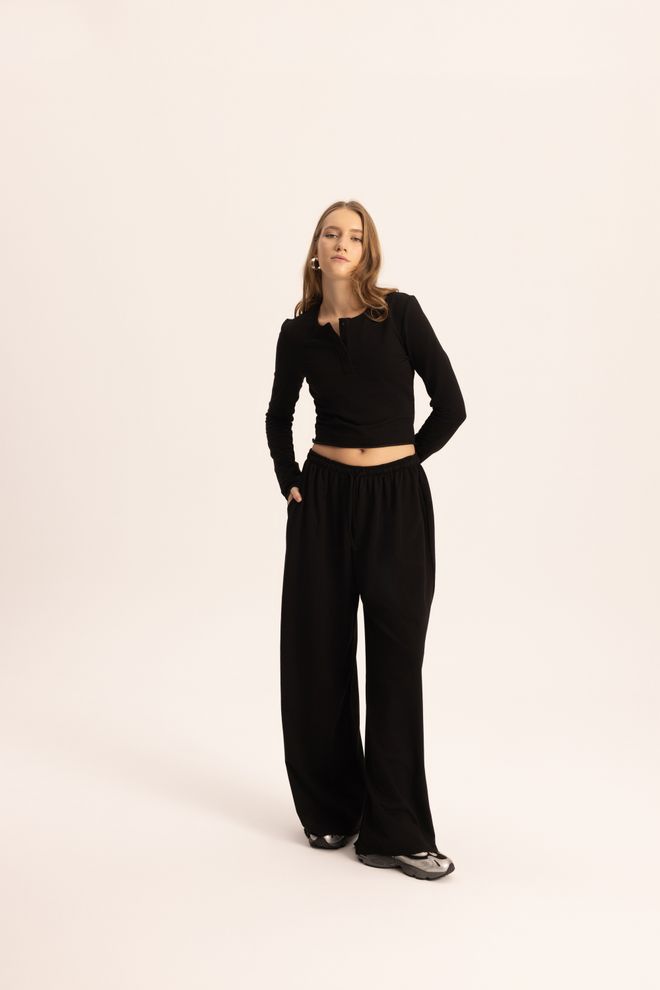 Mai Collection Chándal Negro Oversize Ajuste Casual Deporte Streetwear Ropa al por mayor Salón