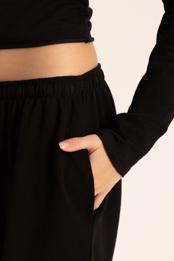 Mai Collection Chándal Negro Oversize Ajuste Casual Deporte Streetwear Ropa al por mayor 5