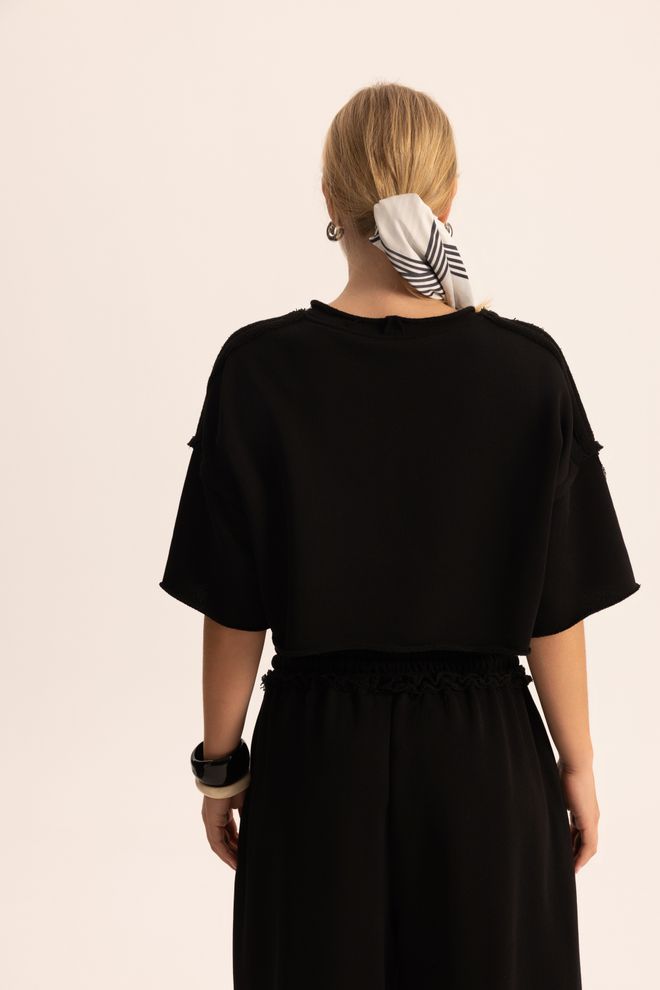 Mai Collection Conjunto Preto Casual Esporte Rua Roupas por atacado Casual