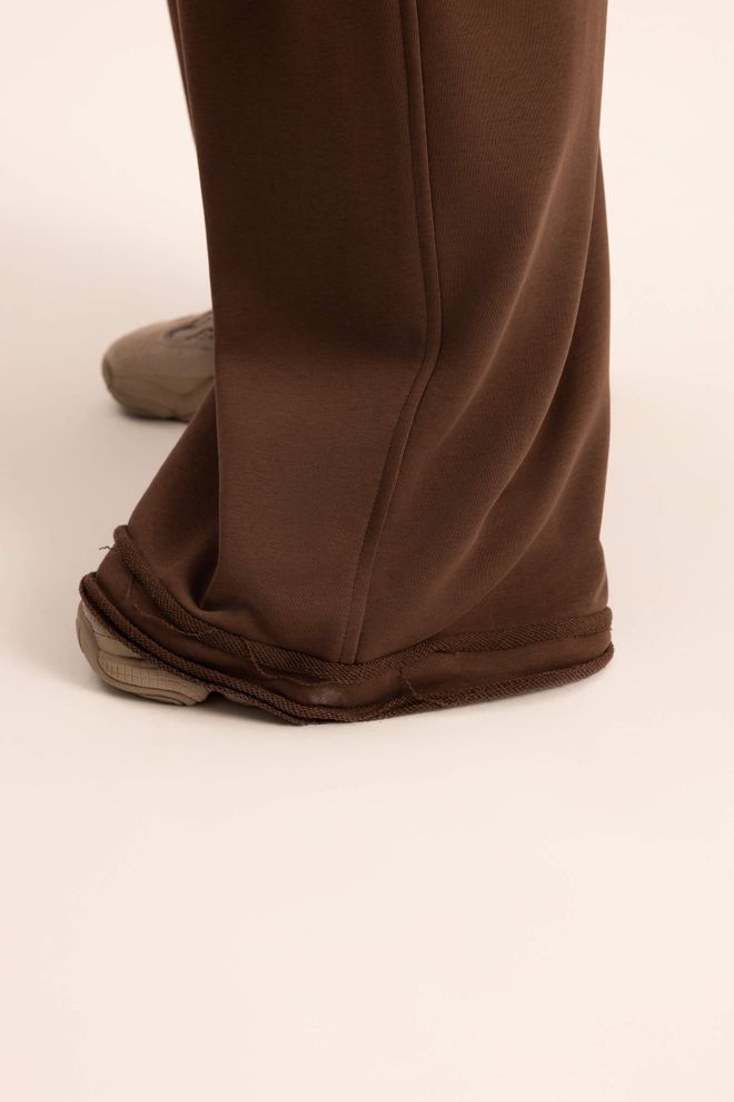 Mai Collection Conjunto Castanho Casual Desporto Streetwear Roupas por atacado Outono