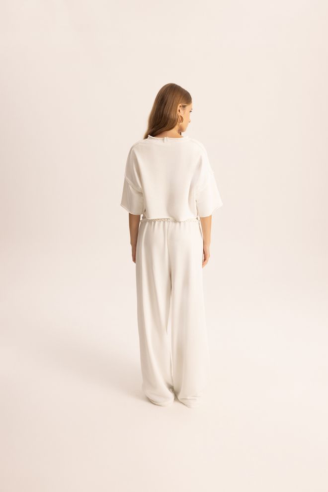 Mai Collection Conjunto Branco Casual Desporto Roupa De Rua Roupas por atacado Casual