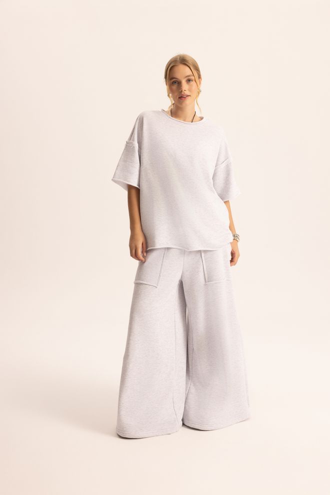 Mai Collection Grey Oversized Fit Tracksuit With Drawstring Closure Wholesale Clothing 1