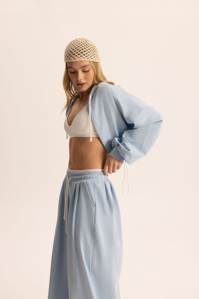 Mai Collection Blue Casual Sport Streetwear Set Wholesale Clothing Beach