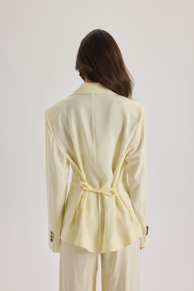 Mai Collection Beige Elegant Formal Wide Leg Set Wholesale Clothing Cocktail