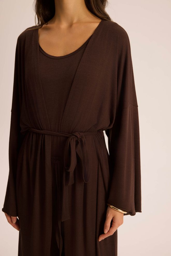 Mai Collection Brown Elegant Casual Set Wholesale Clothing Modest