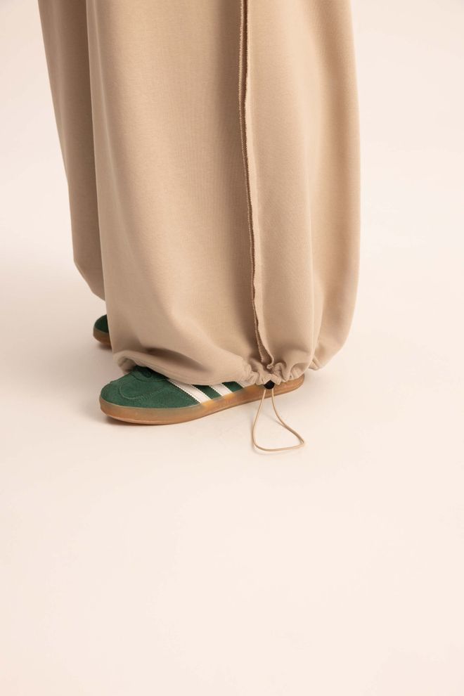 Mai Collection Beige Casual Streetwear Sport Set Wholesale Clothing Casual