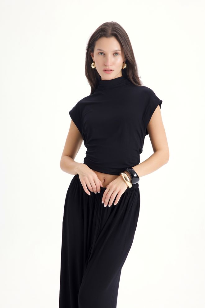 Mai Collection Set Negru Casual Elegant Îmbrăcăminte cu ridicata Casual