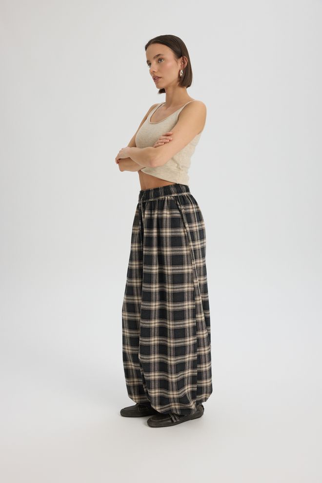 Mai Collection Zwarte Boho Palazzo Broek Groothandel Kleding Lounge