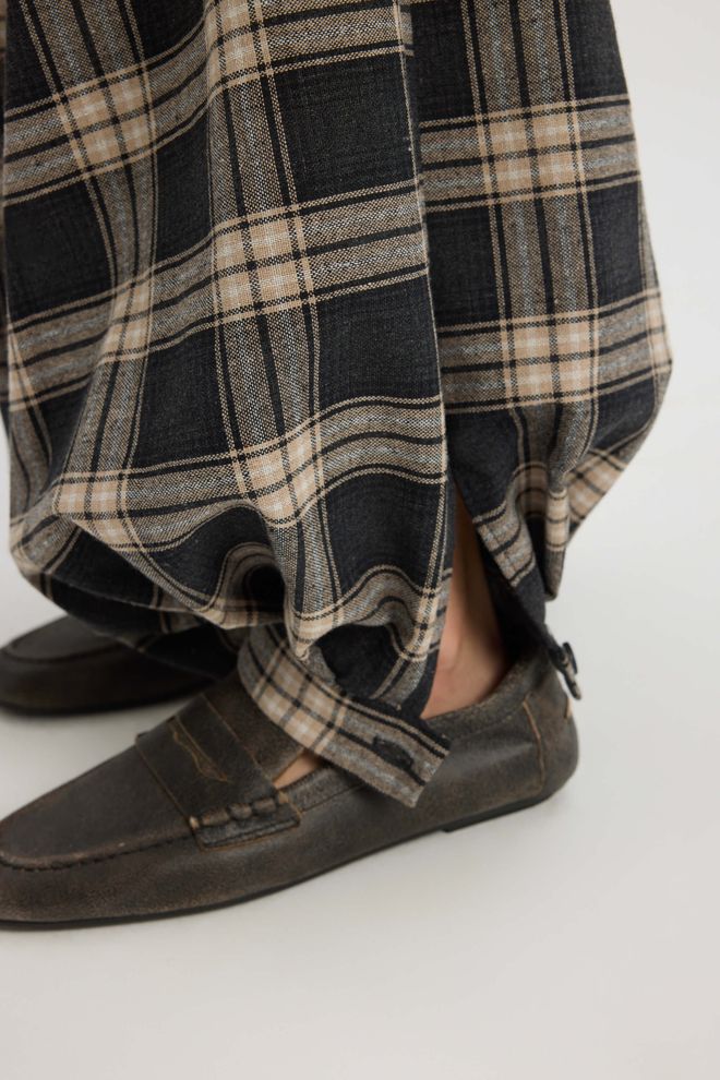 Mai Collection Zwarte Boho Palazzo Broek Groothandel Kleding Werk