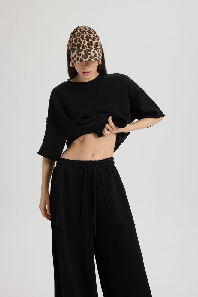 Mai Collection Σετ Μαύρο Casual Αθλητικό Streetwear Χονδρικό εμπόριο ενδυμάτων Casual