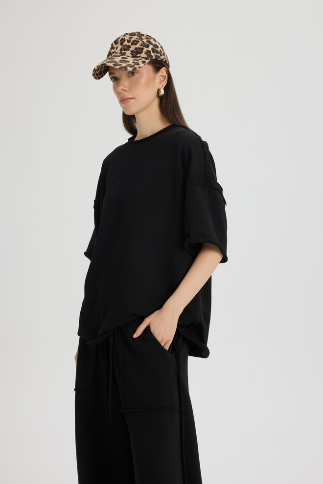 Mai Collection Black Casual Sport Streetwear Set Wholesale Clothing Spring