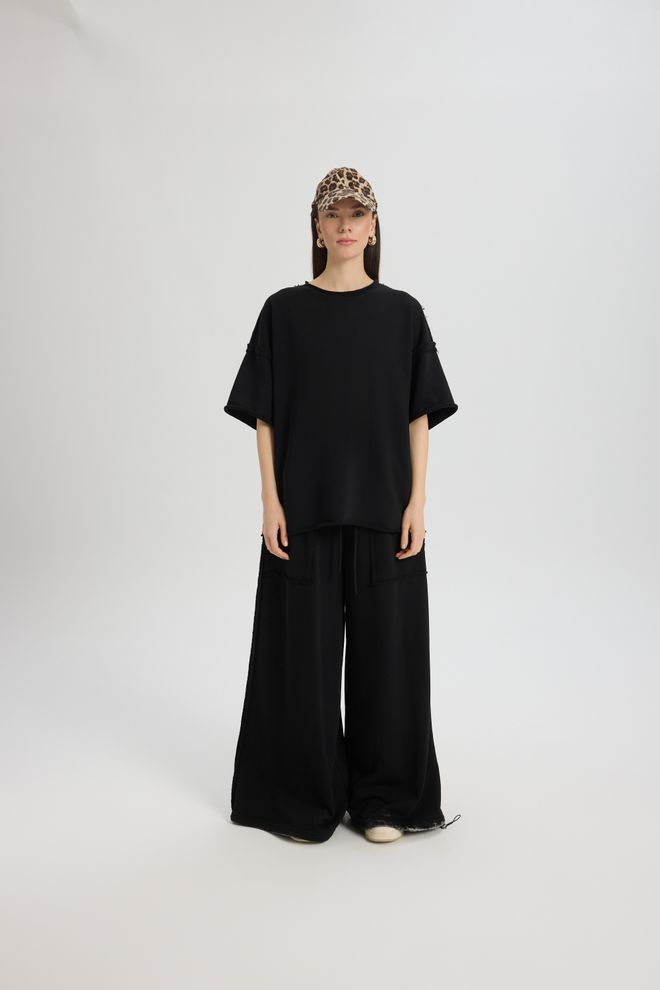 Mai Collection Black Casual Sport Streetwear Set Wholesale Clothing 1