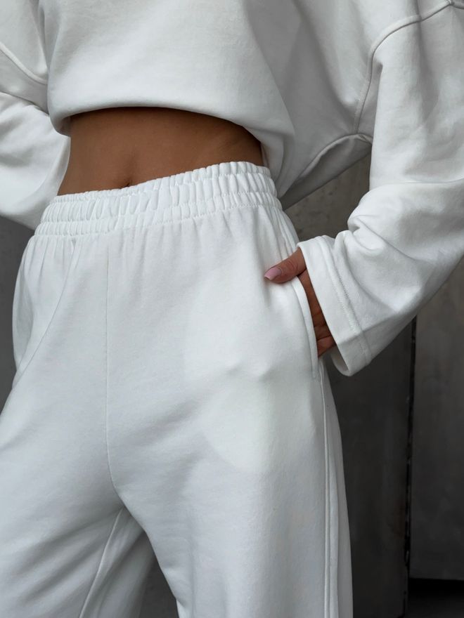 Mai Collection Čerešňová Tepláková Súprava Biela Veľkoobchod s oblečením Posilňovňa