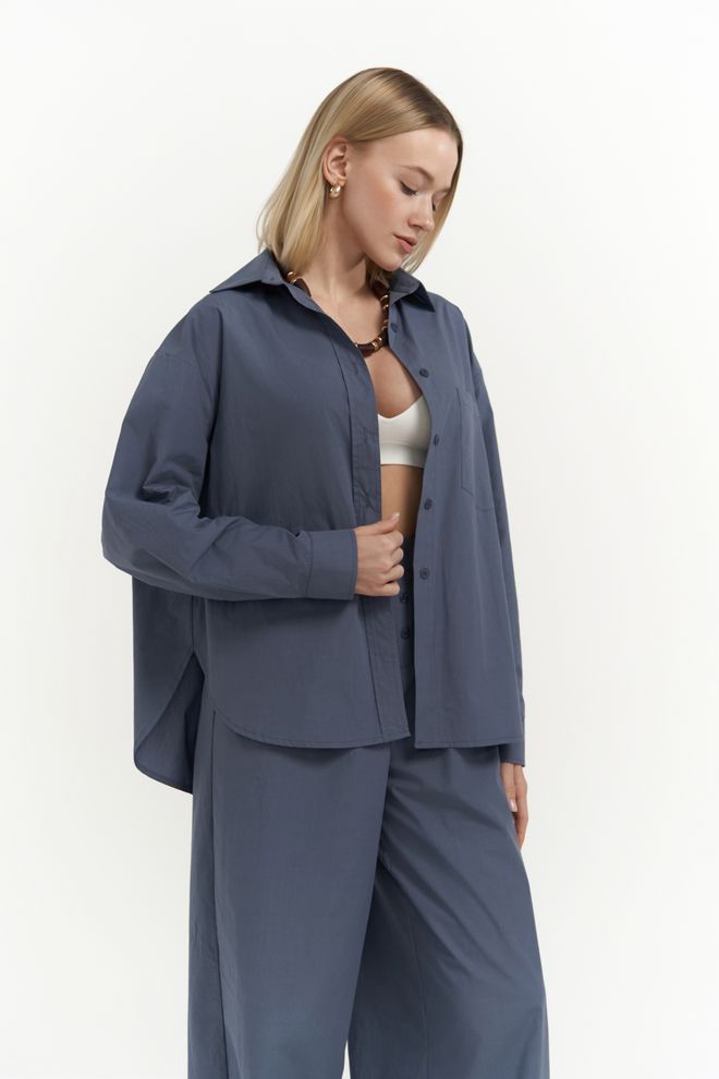 Mai Collection Komplet Majic Mirabella Indigo Oblačila na debelo Ležerno