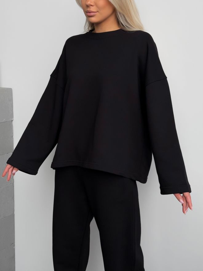 Mai Collection Komplet Trenirki Od Trešnje Crna Велепродаја одеће Теретана