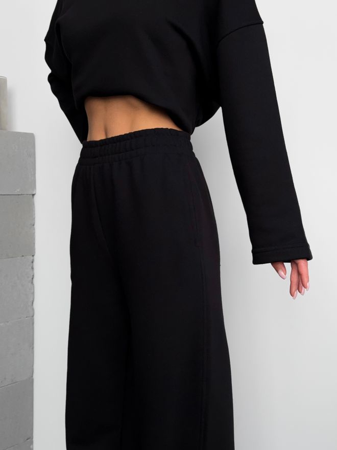 Mai Collection Komplet Trenirki Od Trešnje Crna Велепродаја одеће Лоунге