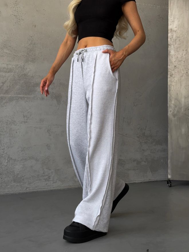 Mai Collection Obrnute Trenirke Siva Melanž Велепродаја одеће Јесен/јесен