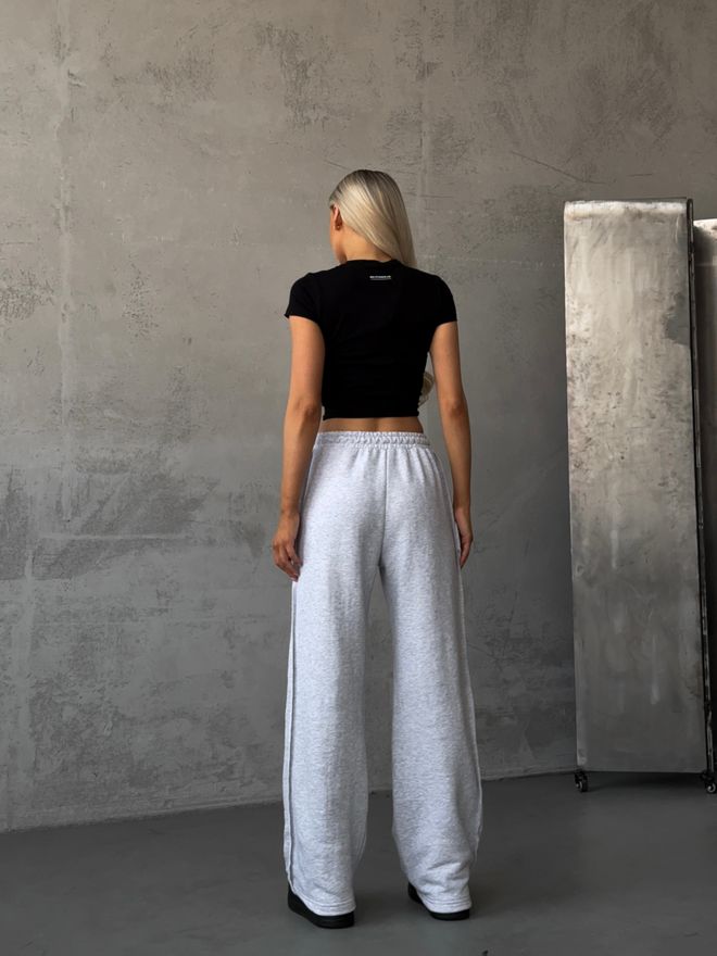Mai Collection Obrnute Trenirke Siva Melanž Велепродаја одеће Лоунге