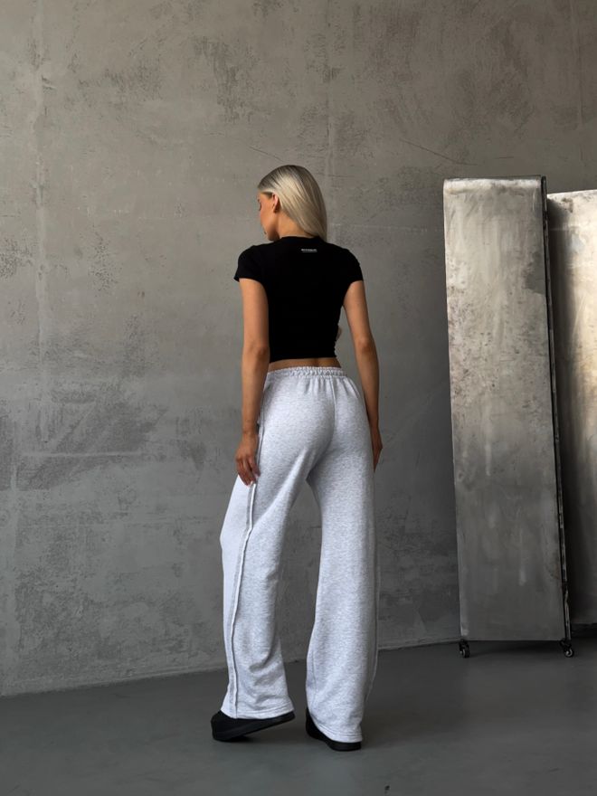 Mai Collection Obrnute Trenirke Siva Melanž Велепродаја одеће Пролеће