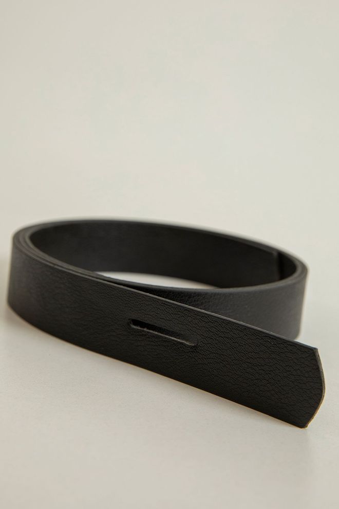 Maxi Modena Faux Leather Fabric Cross Women's Belt Black Wholesale Clothing 1