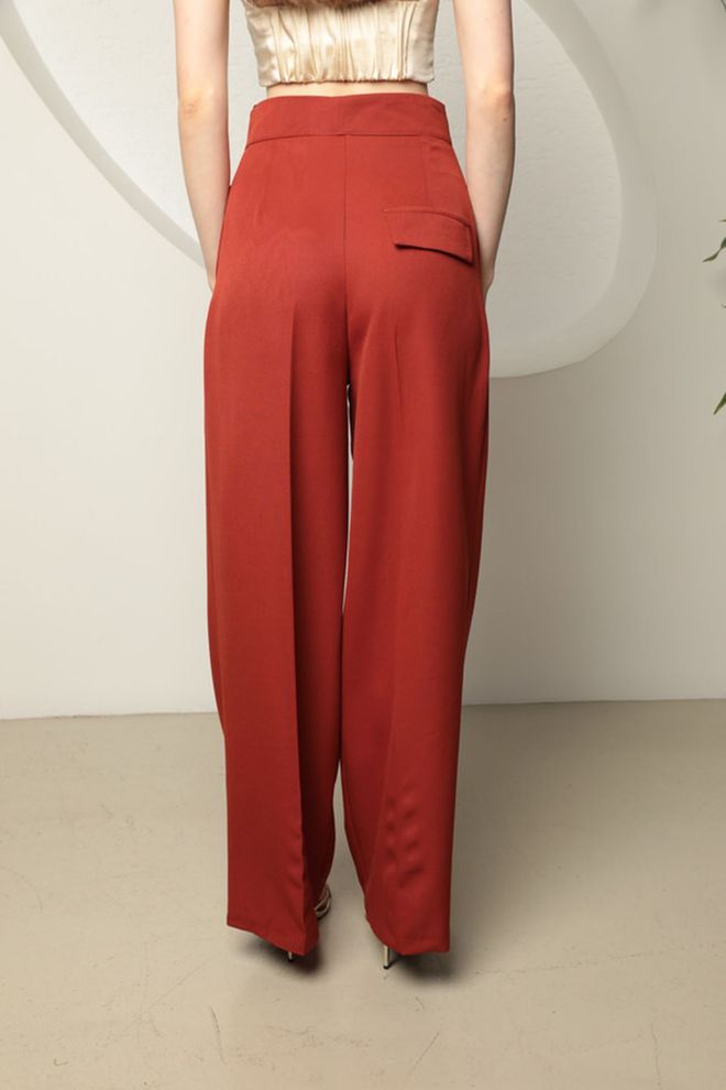 Maxi Modena Palazzo Trousers Tile Wholesale Clothing 5