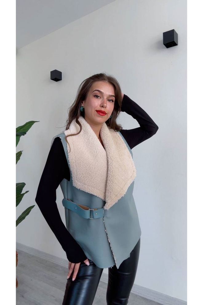 Maxi Modena Μπεζ Casual Κομψό Streetwear Αμάνικο Μπλουζάκι Χονδρικό εμπόριο ενδυμάτων Casual