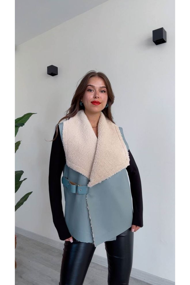 Maxi Modena صدار بيج كاجوال أنيق ملابس الشارع ملابس بالجملة 1