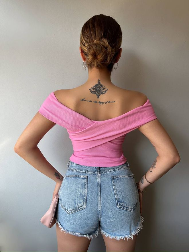 Ilia Blouse Pink Wholesale Clothing No Fabric