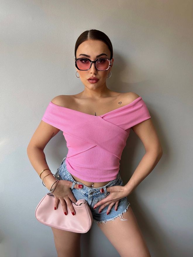 Ilia Blouse Pink Wholesale Clothing Birthday