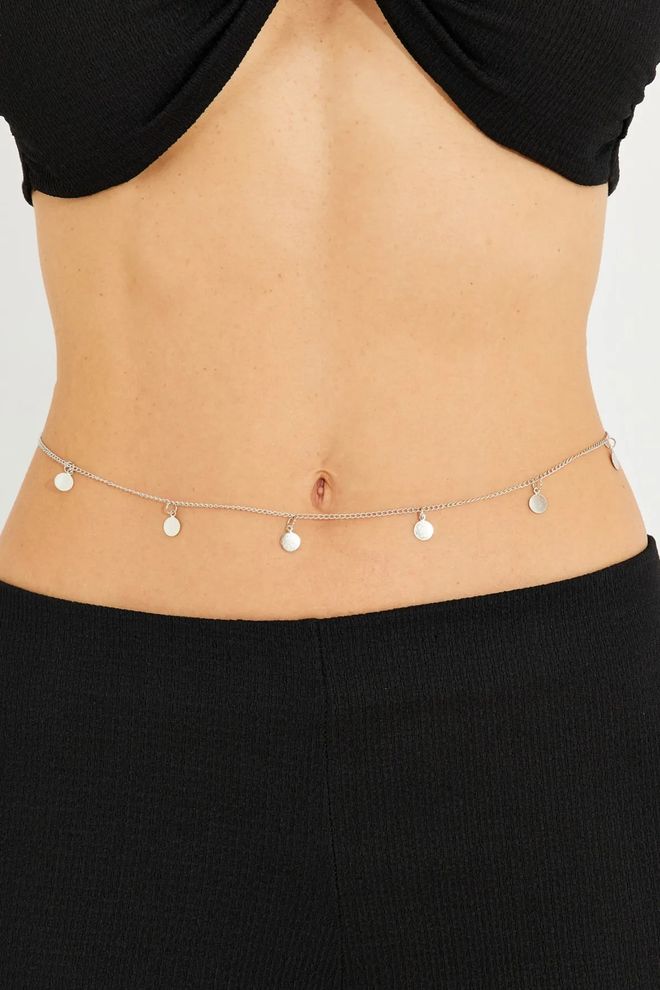 Mina Fashion Cadena De Cintura De Moneda De Plata Ropa al por mayor 0