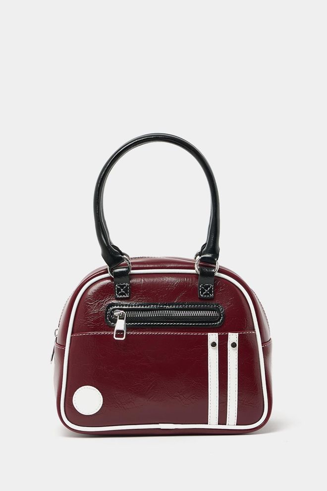 Mina Fashion Retro torba za ruke i ramena za kuglanje Burgundska Veleprodaja odjeće 5