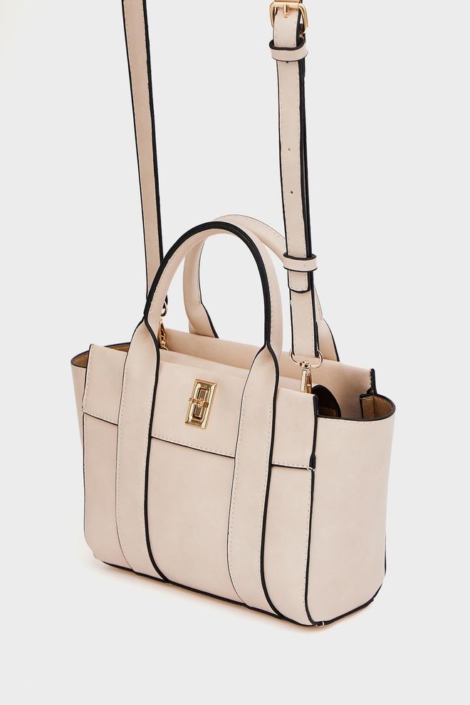 Mina Fashion Mini Tote Krém na ruky a rameno Veľkoobchod s oblečením 0