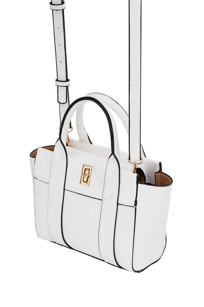 Mina Fashion Bolso de mano y bandolera Mini Tote blanco Ropa al por mayor 0