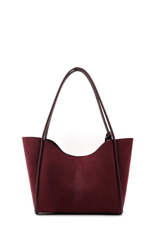 Mina Fashion Bolsa Feminina De Mão E Ombro Com Carteira De Couro Sintético Bolsa De Maquiagem Com Encaixes Roupas por atacado 5