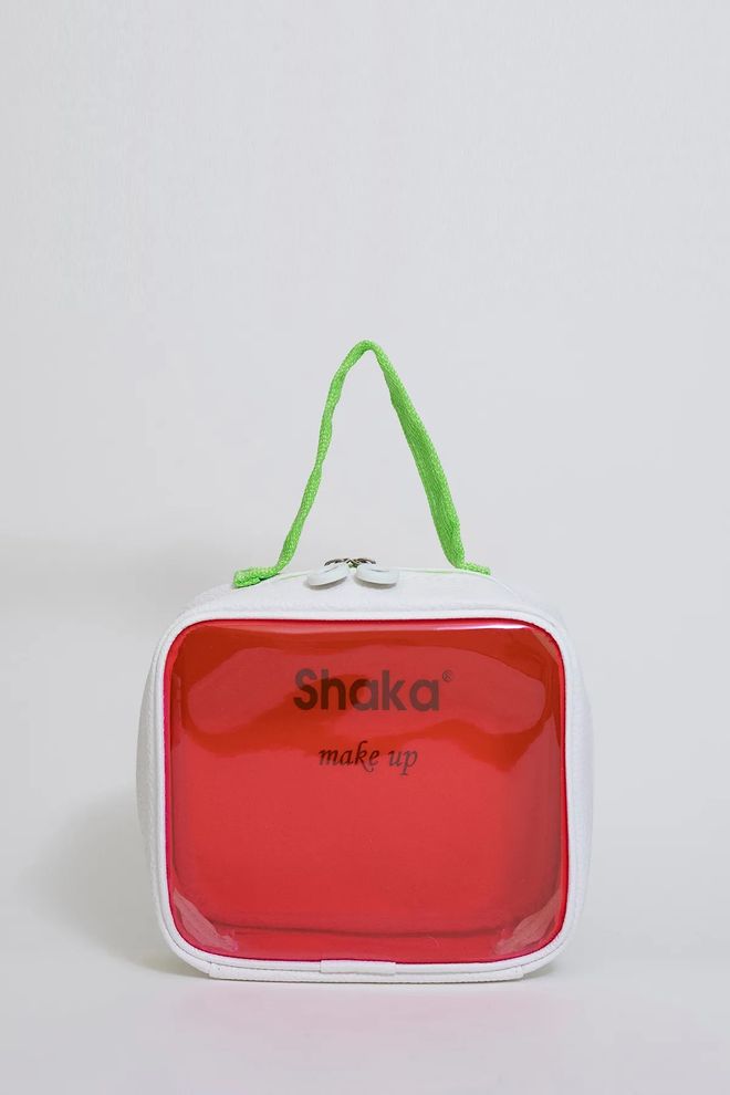 Mina Fashion Borsa Per Il Trucco Multiuso Con Cerniera Stampata Con Copertura Trasparente In PVC In Finta Pelle Abbigliamento all'ingrosso 0
