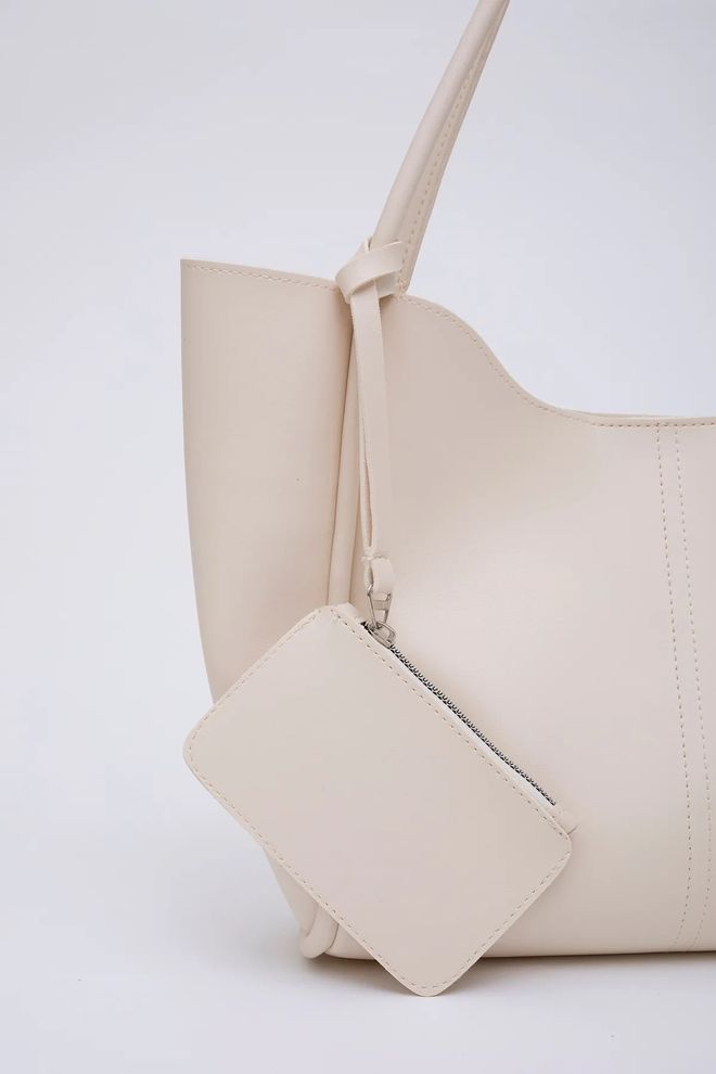 Mina Fashion Bolsa Feminina De Mão E Ombro Com Carteira De Couro Sintético E Bolsa De Maquiagem Roupas por atacado Verão