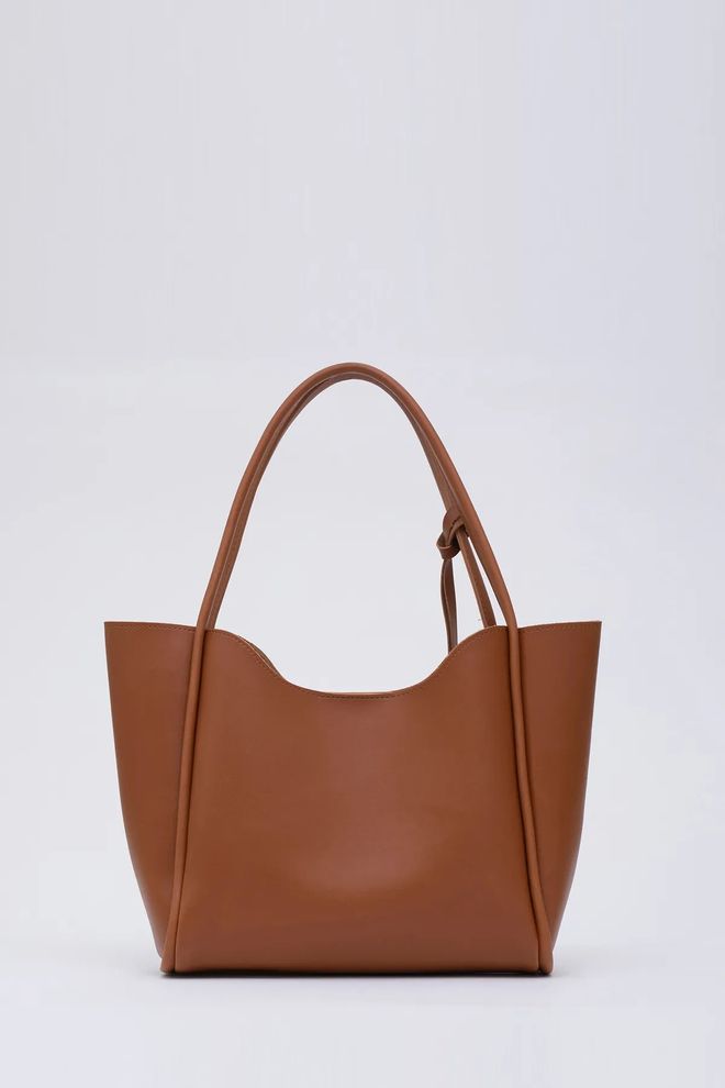 Mina Fashion Bolsa Feminina De Mão E Ombro Com Carteira De Couro Sintético E Bolsa De Maquiagem Roupas por atacado Verão