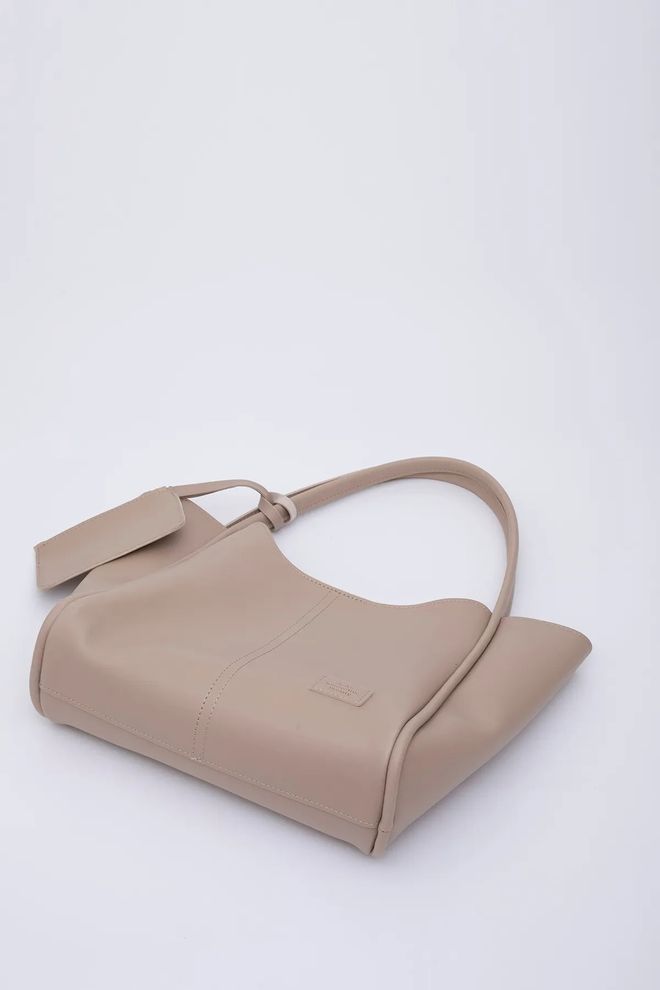 Mina Fashion Bolsa Feminina De Mão E Ombro Com Fecho De Pressão Carteira De Couro Sintético E Bolsa De Maquiagem Roupas por atacado 6