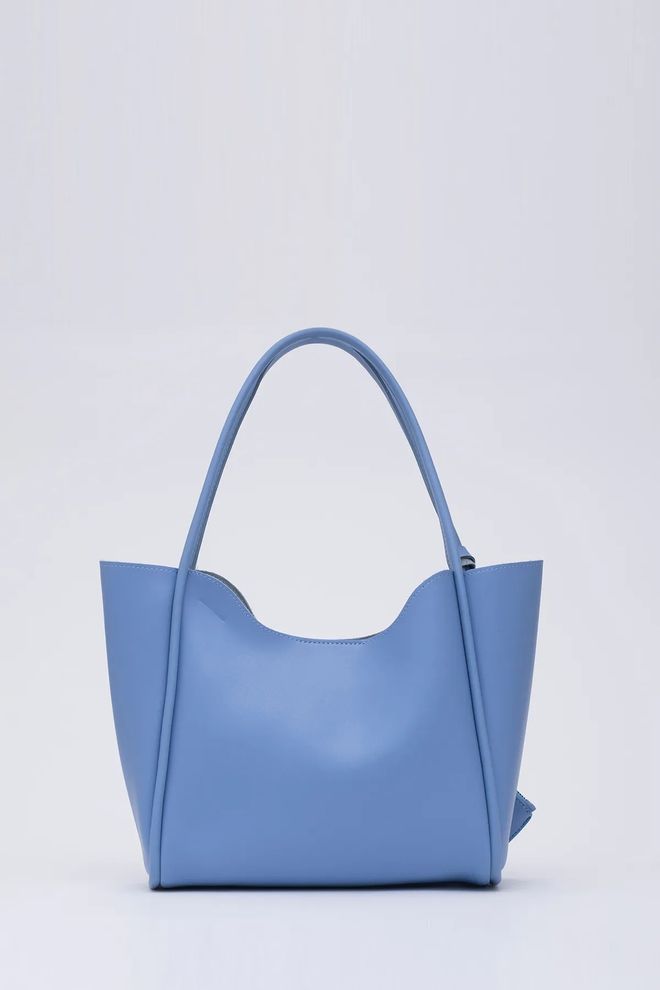 Mina Fashion Bolsa Feminina De Mão E Ombro Com Fecho De Pressão Carteira De Couro Sintético E Bolsa De Maquiagem Roupas por atacado 1