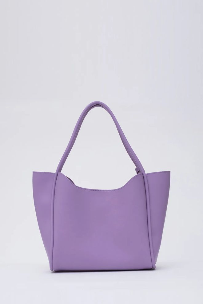 Mina Fashion Bolsa Feminina De Mão E Ombro Com Fecho De Pressão Carteira De Couro Sintético E Bolsa De Maquiagem Roupas por atacado 2